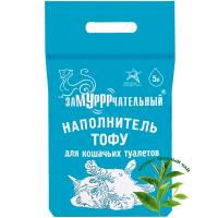 Наполнитель ЗаМУРРРчательный 5л ТОФУ аромат Зеленый Чай Наполнитель ЗаМУРРРчательный 5л ТОФУ аромат Зеленый Чай