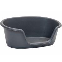 Лежанка РЕЛАКС овальная пластиковая 52*34*h20см серый/4001сер/Дарэлл Лежанка РЕЛАКС овальная пластиковая 52*34*h20см серый/4001сер/Дарэлл