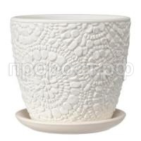 камешки белый бутон