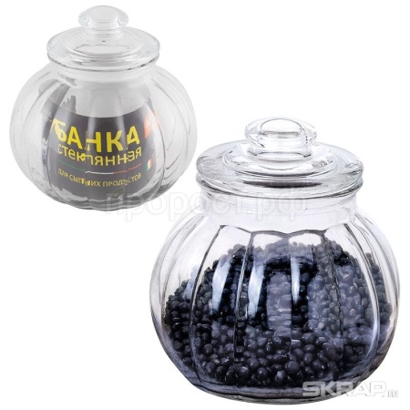 Банка для сыпучих продуктов стеклянная с крышкой 2,25л BOLLA 