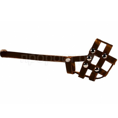 Намордник кожа №(-)1 сетчатый такса коричневый 050115кор/Дарэлл Намордник кожа №(-)1 сетчатый такса коричневый 050115кор/Дарэлл