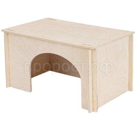 Игрушка д/грыз Домик ЕСОдля черепах 27*17*h14,5см фанера/8566/Дарэлл