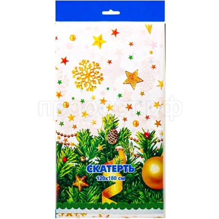 Скатерть 120*180 Зведопад НГ ПВД 133662 