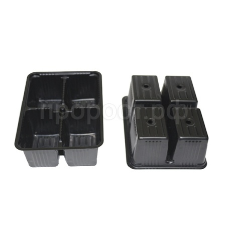 Кассета для рассады на 4 ячейки