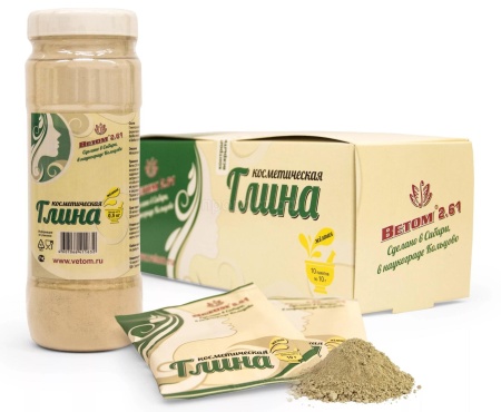 Глина косметическая Ветом желтая 10г 2.61