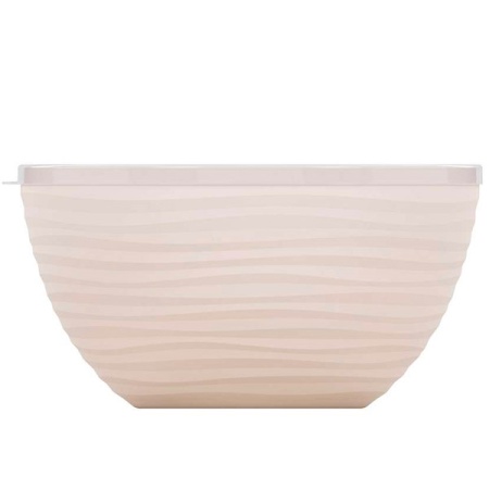 Чаша Оазис 4л с крышкой бежевый М8405 /16шт/ Альтерн