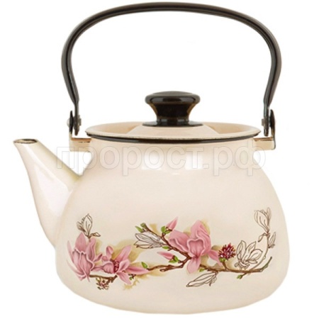 Чайник 3л с метал. ручкой сферич. слоновая кость Магнолия 42104-122/6-У4 /4шт/Керчь