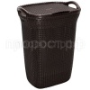 Корзина д/белья Santa 55л шоколадный 05074 /Милих