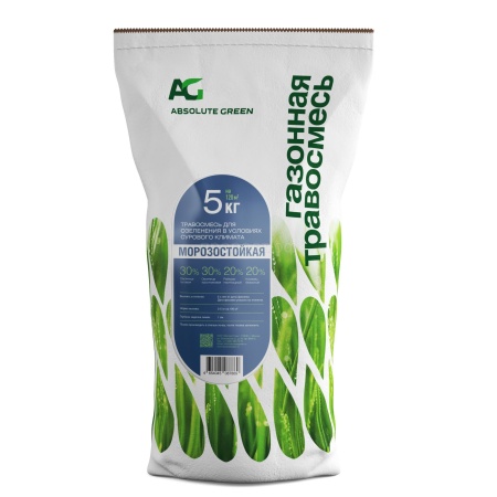 ГАЗОН.Морозостойкая 5 кг Абсолют Грин ГАЗОН.Морозостойкая 5 кг Абсолют Грин