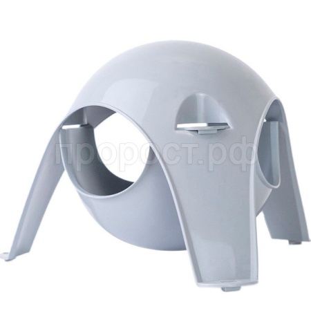 Игрушка д/грыз Домик Комета пластик 21*21*13см св-серый/3214св-серый/Дарэлл