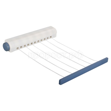 Сушилка для белья настенная выдвижная пластик 998422