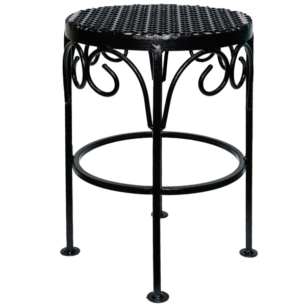 Столик садовый декор ПРОВАНС черный №1 РЗДИ