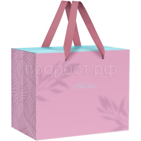 Пакет-коробка подарочный 27*20*13см "Twigs" мат. лам. MESHU/Рельеф