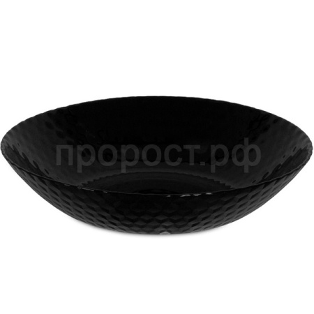 Тарелка суповая "PAMPILLE BLACK" 20см /Q4619/24шт/LUMINARC 