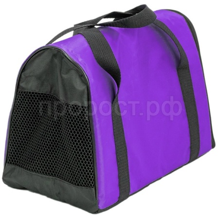 Сумка переноска ЧИП Туннель №0 нейлон с сетчатым окном 33*18*21см фиолетовая/9005фиол/Дарэлл