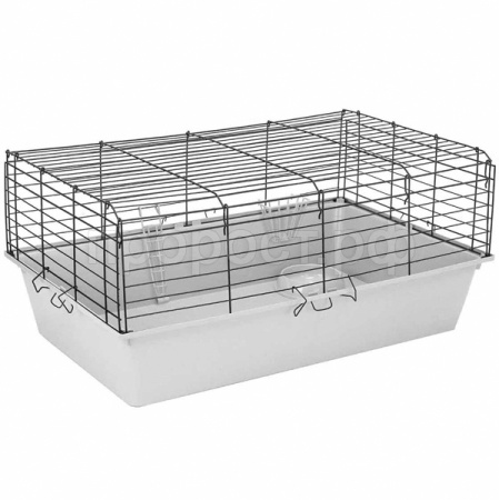 Клетка д/круп. грыз Дарэлл РОДЖЕР №3 складная 78*48*h34см миска 2 кормушка св-сер-черн/4181/Дарэлл