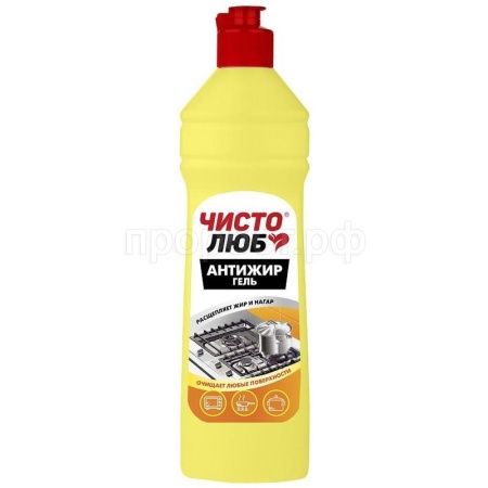 Средство для удаления жира Чистолюб гель 500г Антижир Средство для удаления жира Чистолюб гель 500г Антижир
