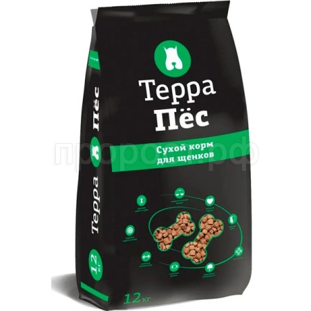 Корм Терра Пёс для щенков 12кг Корм Терра Пёс для щенков 12кг