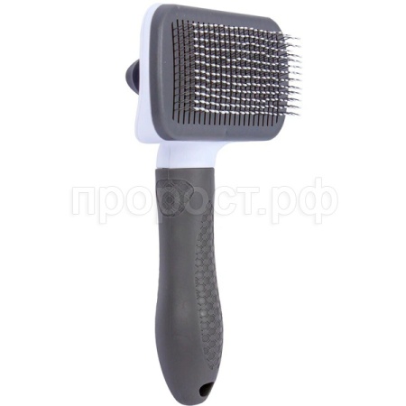 Пуходерка CLASSIC с кнопкой очистки S 17х8х5,5 РФ-16 серый