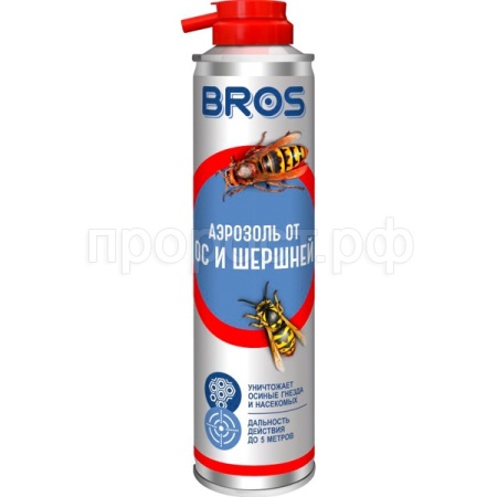 BROS 300мл Аэрозоль от ос и шершней BROS 300мл Аэрозоль от ос и шершней
