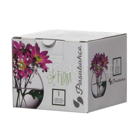 Ваза д/цветов Флора 79мм в коробке 43407В /12шт/Pasabahce 