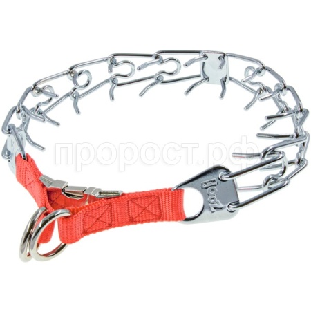 Ошейник строгий ZooOne-PRO Red 3,8мм c разворот. пластиной, разнонаправ. зубья 3870-PRO/Пет Лайн Ошейник строгий ZooOne-PRO Red 3,8мм c разворот. пластиной, разнонаправ. зубья 3870-PRO/Пет Лайн