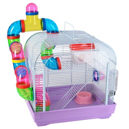 Клетка д/грыз Триол B4104 с переходами эмаль 39,5*29,5*38см/40691027/Триол