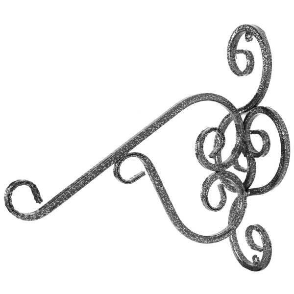 Подставка Настенная РЗДИ Крюк большой 1 горшок серебро